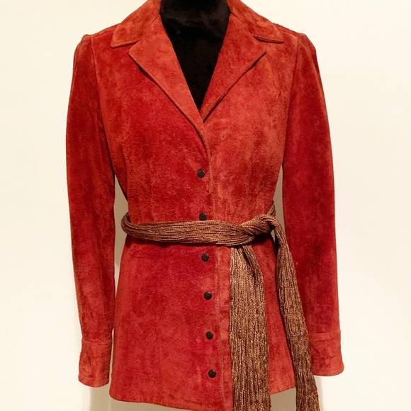 anne klein suede jacket